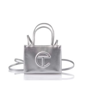 Silver Telfar shop bag!!!